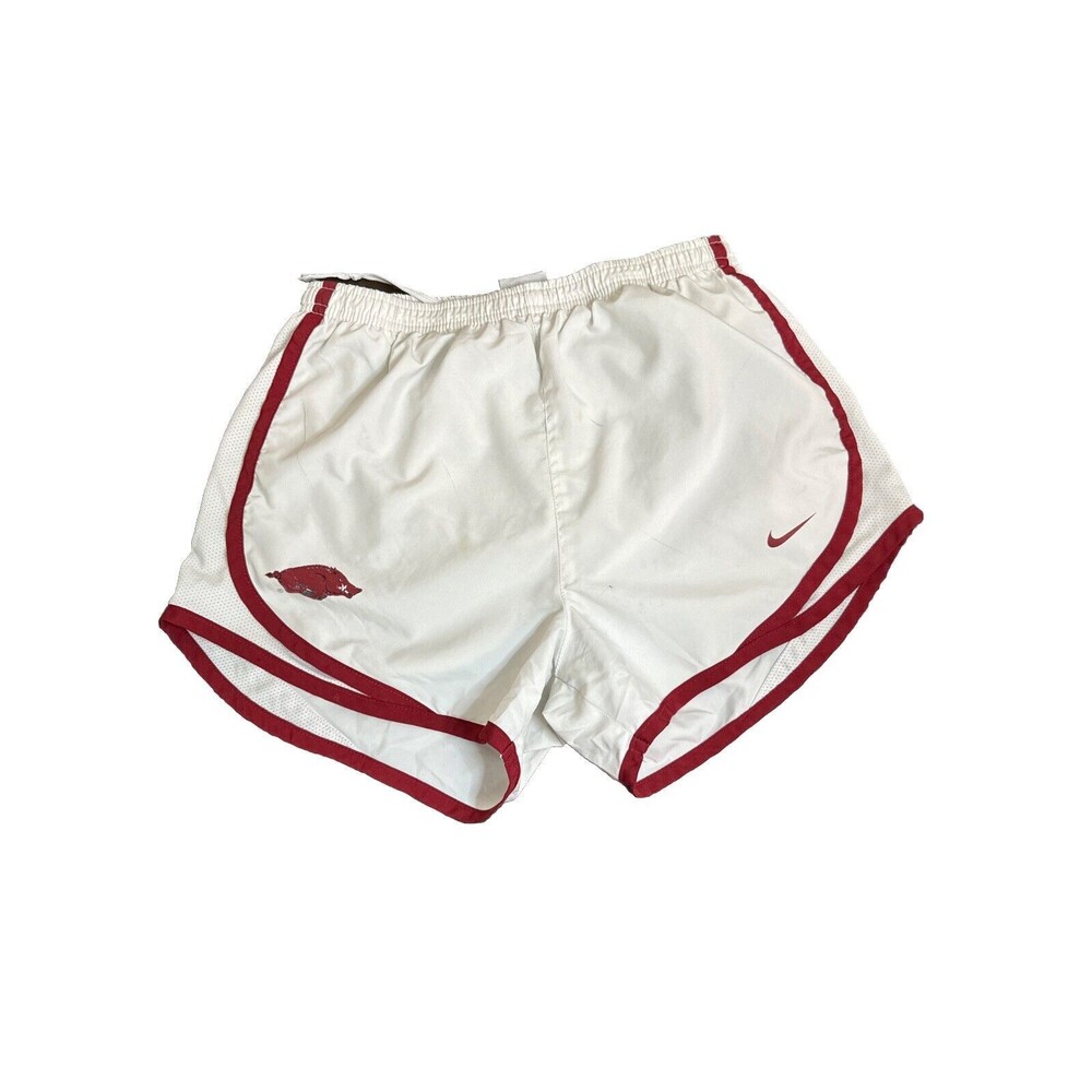 Nike Arkansas Razorback White And Red Women’s Shorts Size XS